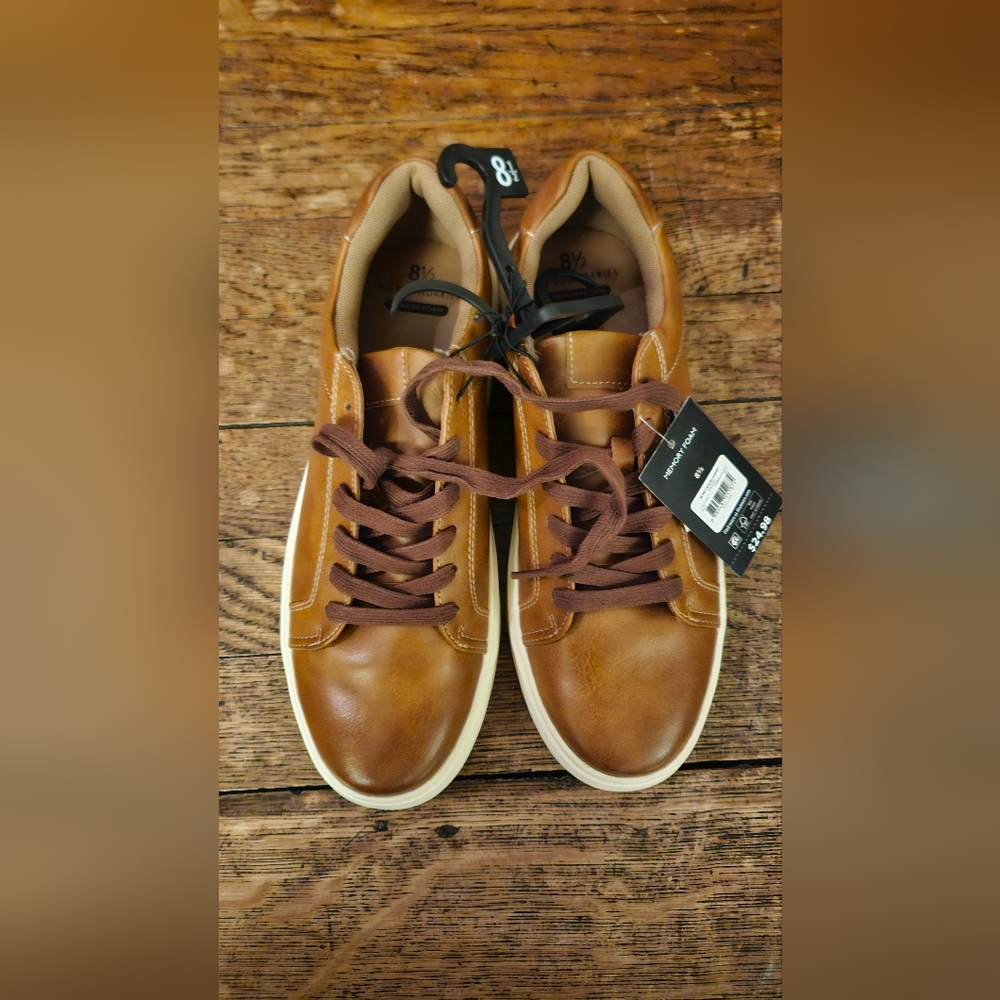 NWT No Boundaries Men's Brown Sneakers - Picture 4 of 7